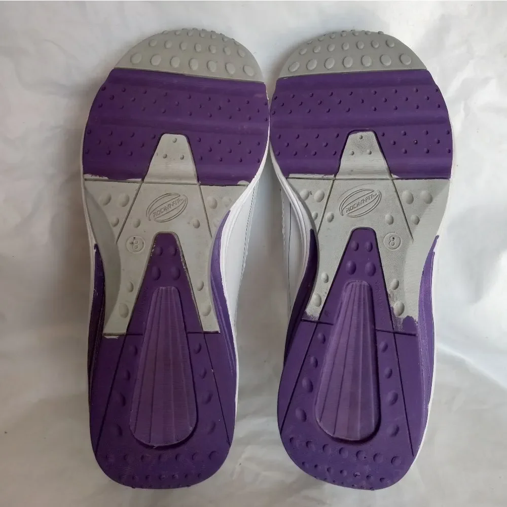 Rock n Fit Women's Purple Rocker Sneakers Size 8